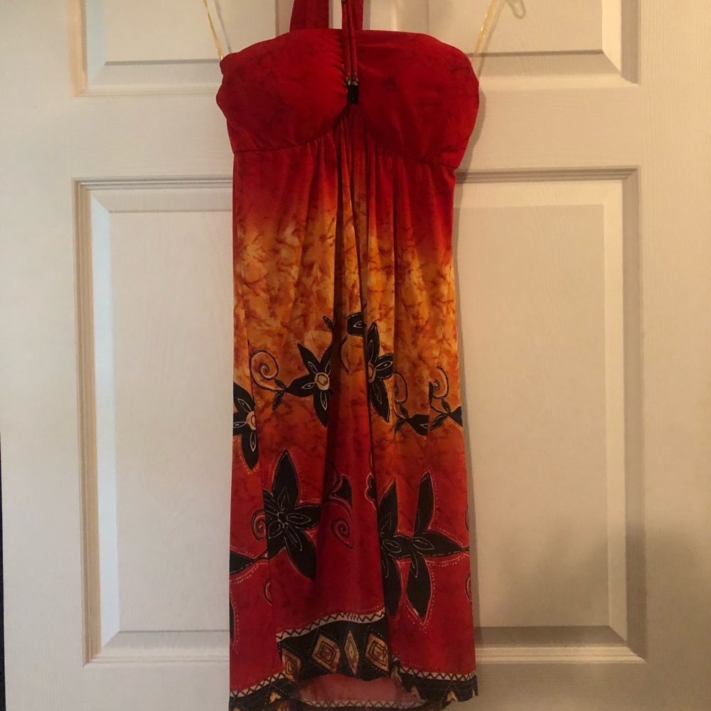 Strapless dress